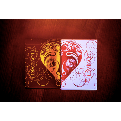 Baraja Love Art Deck (rojo/edición limitada) de Bocopo.co USPPC