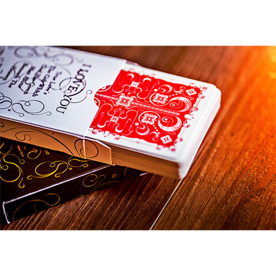 Baraja Love Art Deck (rojo/edición limitada) de Bocopo.co USPPC