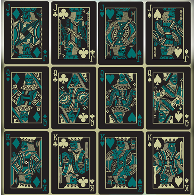 Bicycle Brimstone Deck (Aqua) by Gamblers Warehouse