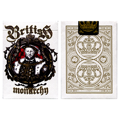 Naipes de la Monarquía Británica King Henry VII (Edición Limitada) de LUX Playing Cards