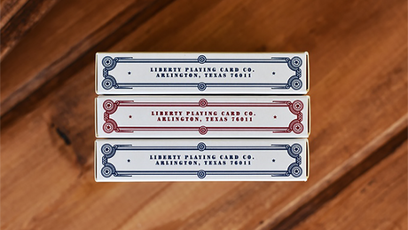 Liberty Playing Cards (Blue) by Jackson Robinson and Gamblers Warehouse