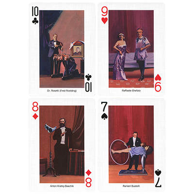 Stars of Magic (Black) Playing Cards