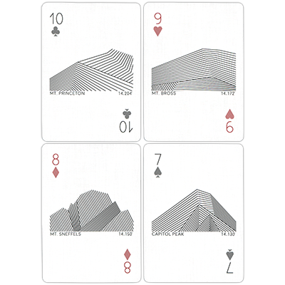 Peak Playing Cards (Día) por USPCC