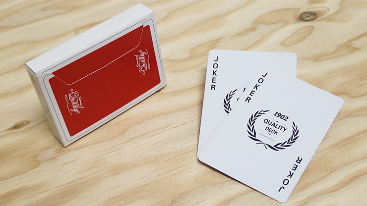 Quality Cardistry 1902 2nd Edition Red Playing Cards