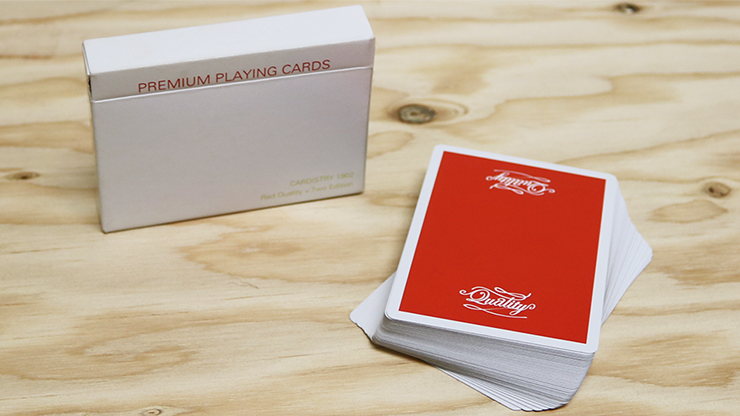 Quality Cardistry 1902 2ª edición Naipes rojos