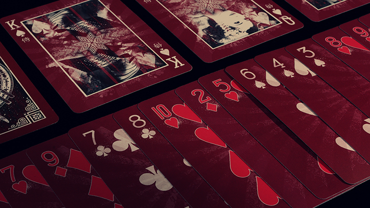 Samurai Deck V3 (Red) by USPCC and Marchand de Trucs