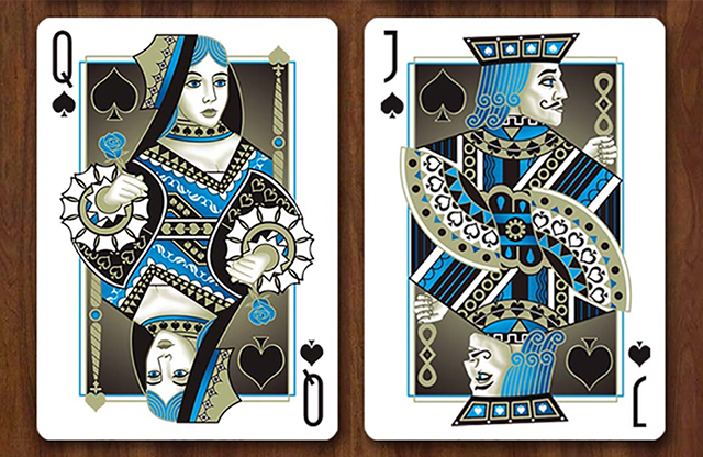 Avant-Garde United Cardists 2017 Playing Cards by Edgy Brothers (Blue)