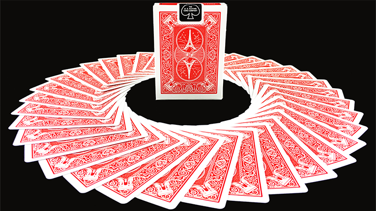 Bicycle Paris Back Limited Edition Red Playing Cards by JOKARTE