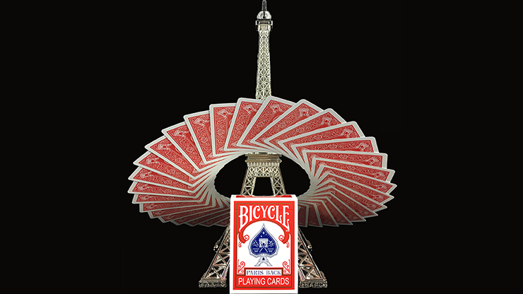 Bicycle Paris Back Limited Edition Red Playing Cards by JOKARTE