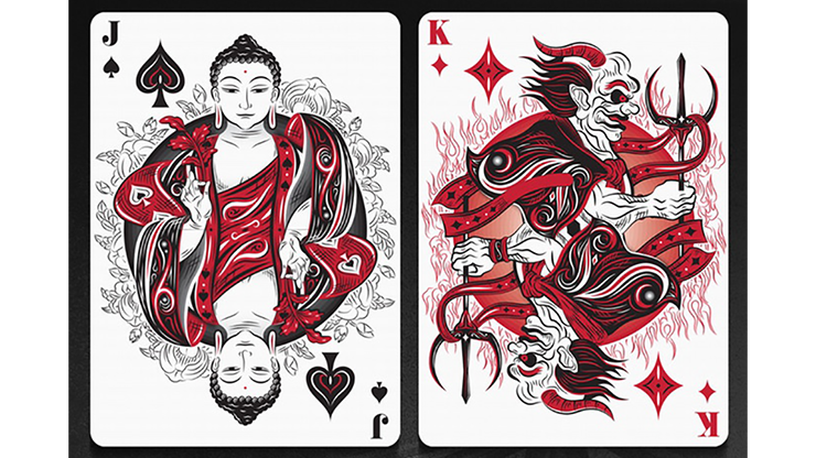 Realms (Red) Playing Cards