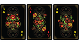 Calaveras de Azucar Black Edition Playing Cards Printed by USPCC