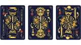 Calaveras de Azucar Blue Edition Playing Cards Printed by USPCC