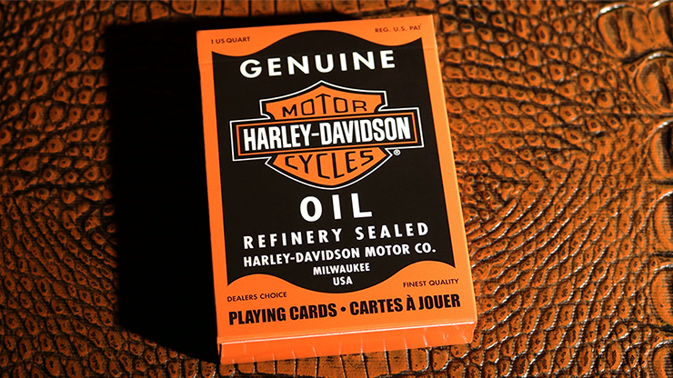 Harley Davidson Oil Playing Cards By USPCC