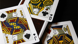 LUXX Greille (Silver/Navy) Playing Cards