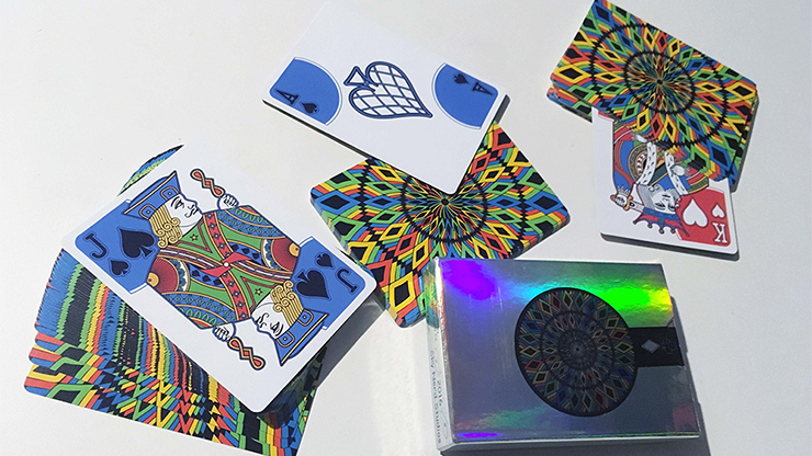 Rainbow Illusion Metallic Playing Cards V2