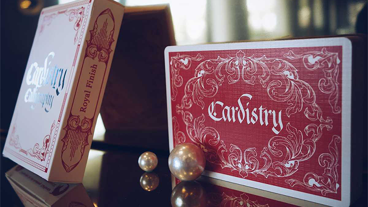 Cardistry Calligraphy (Red) Playing Cards