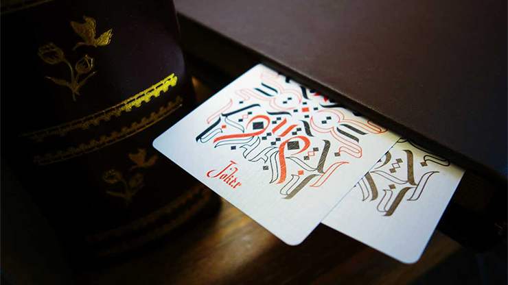 Cartas de caligrafía Cardistry (rojo)