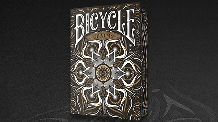Bicycle Realms (Black) Playing Cards