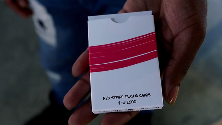 Red Stripe Playing Cards