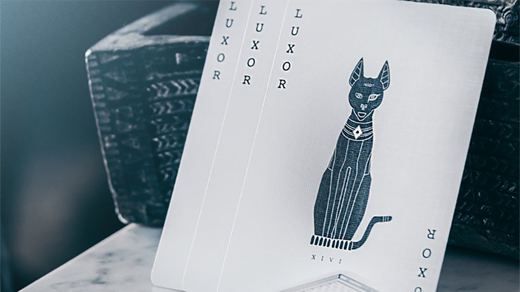 Limited Edition White Luxor Playing Cards by Toomas Pintson