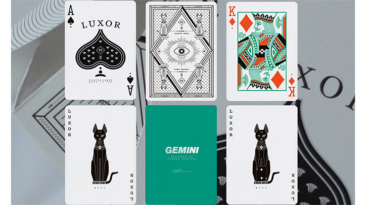 Limited Edition White Luxor Playing Cards by Toomas Pintson