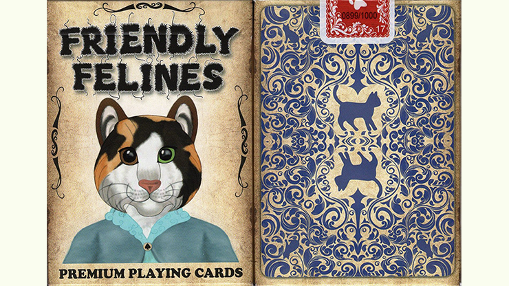 Friendly Feline Playing Cards