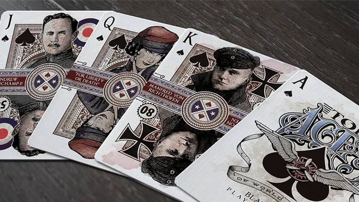 Top Aces of WWI (Standard Edition) Playing Cards