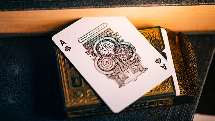 High Victorian (Green) Playing Cards by theory11