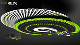 Naipes Cardistry Kiwi Ninjas (verde) de World Card Experts