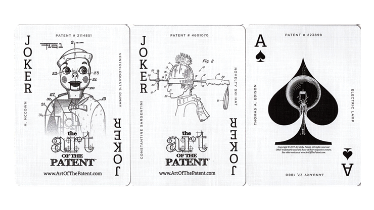 Limited Edition Art of the Patent (Famous) Playing Cards