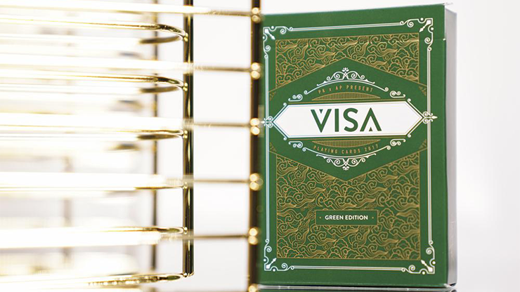 Green VISA Playing Cards by Patrick Kun and Alex Pandrea