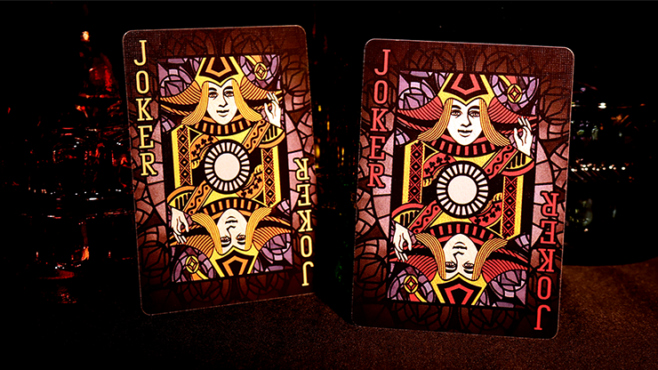 Bicycle Stained Glass Phoenix Playing Cards