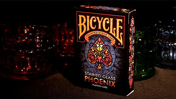 Bicycle Stained Glass Phoenix Playing Cards