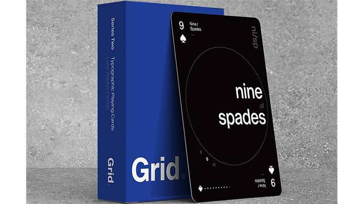 Grid Series Two - Typographic Playing Cards