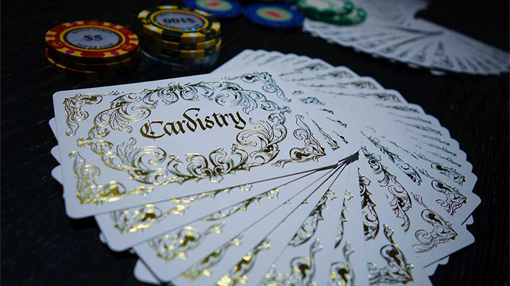 Naipes de edición limitada Cardistry x Calligraphy Golden Foil