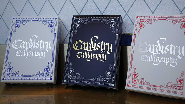 Naipes de edición limitada Cardistry x Calligraphy Golden Foil