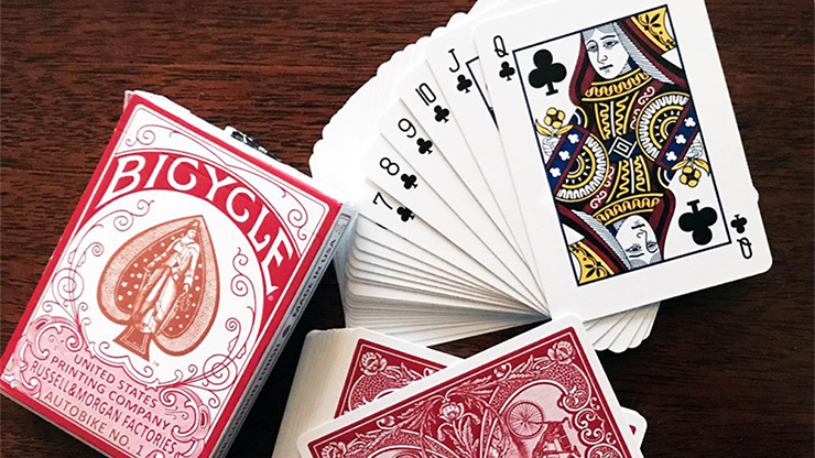 Bicycle AutoBike No. 1 Red Playing Cards Collectible Playing Cards