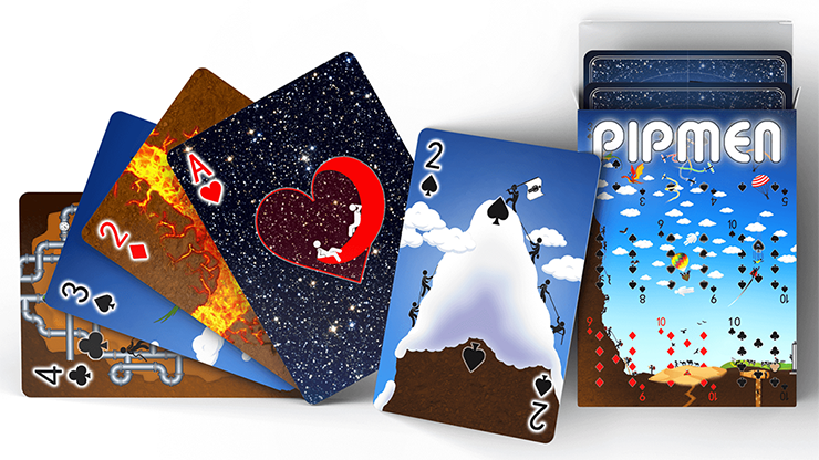 Pipmen Version 2: World Full Art Playing Cards by Elephant Playing Cards