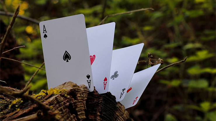 Wood Element (White) Playing Cards