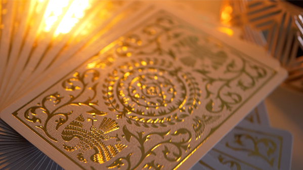 Regalia White Gold Luxury Playing Cards