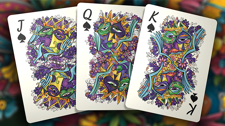 Masquerade: Mardi Gras Edition Playing Cards by Denyse Klette