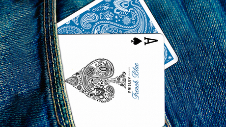 Limited Edition Paisley (French Blue) Playing Cards