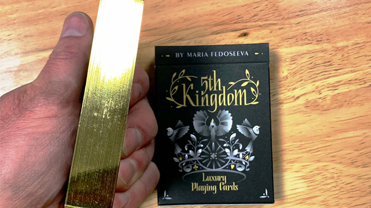 Naipes 5th Kingdom Semi-Transformation (edición de artista, oro dorado, 1 vía)