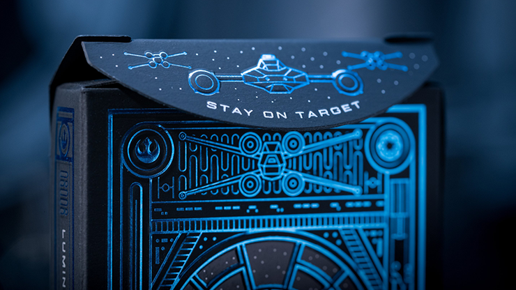 Star Wars Light Side (Blue) Playing Cards by theory11