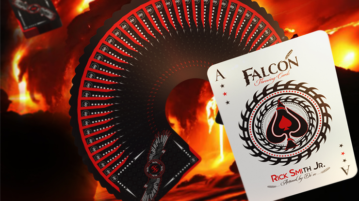 Falcon Razors Throwing Cards by Rick Smith Jr. and De'vo