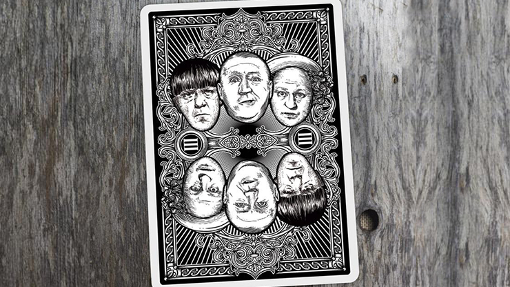 The Three Stooges Playing Cards (Numbered)