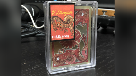 Dragon Transparent Playing Cards (Fire Red)