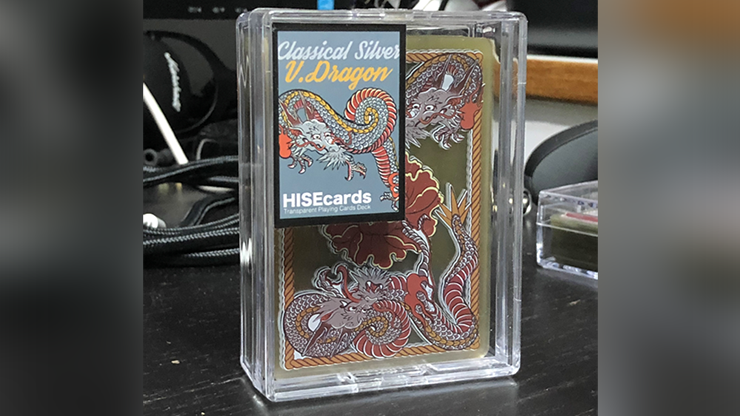 Dragon Transparent Playing Cards (Classic Silver)