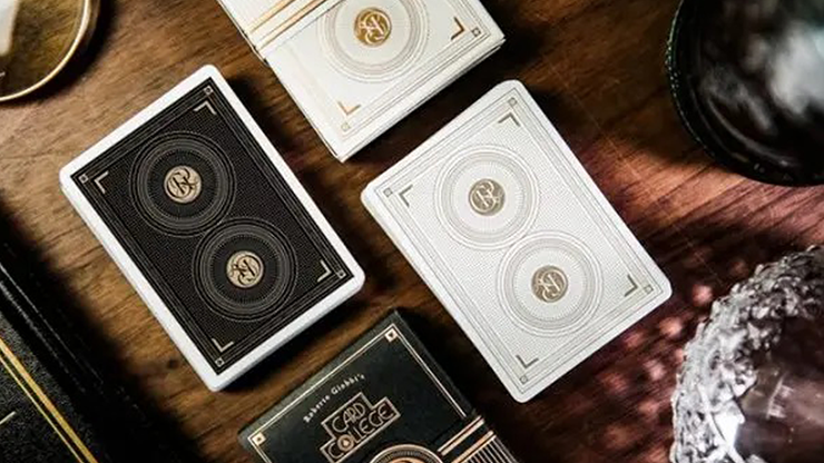 Card College The Deluxe Elegant Box Set Gilded (White) by Roberto Giobbi and TCC Presents