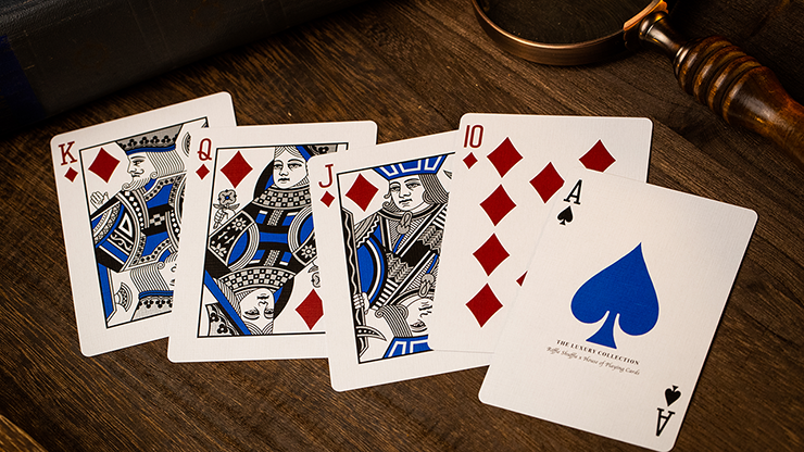 NOC (Azul) The Luxury Collection Naipes de Riffle Shuffle x The House of Playing Cards